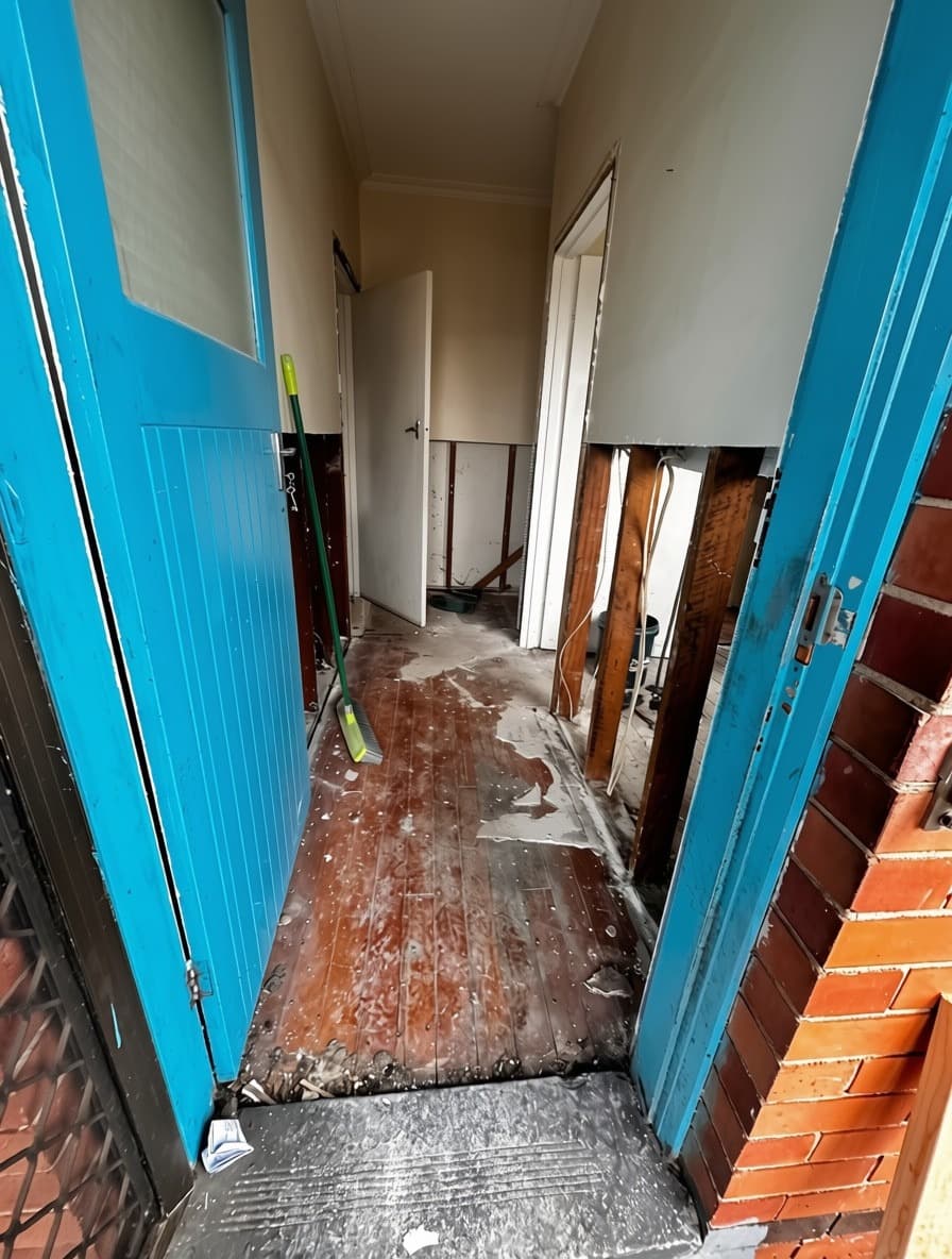 Kitchen in St Albans before demolition works